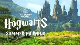 Summer Morning at Hogwarts - Calming Hogwarts Legacy Ambience & Harry Potter Music