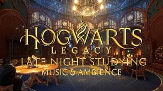Late Night Studying in Hogwarts - Relaxing Harry Potter Music & Cozy Summer Atmosphere