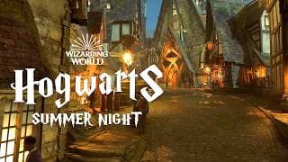 Summer Night in Hogsmeade - Harry Potter Music & Ambience, Peaceful Night in Summer