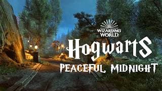 Peaceful Midnight at Hogwarts - Harry Potter Night Ambience for Sleep & Dreaming