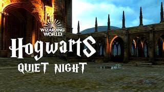 Quiet Night in Hogsmeade - Harry Potter Music & Ambience, Peaceful Night in Summer