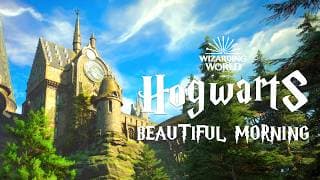 Beautiful Morning at Hogwarts - Calming Hogwarts Legacy Ambience & Harry Potter Music
