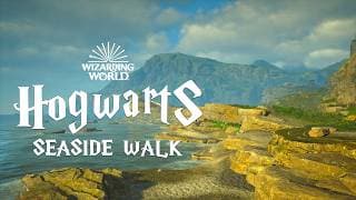 Seaside Walk at Hogwarts - Relaxing Sea Hogwarts Ambience & Harry Potter Music