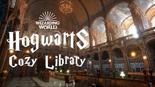 Cozy Library at Hogwarts - Cozy Ambience & Harry Potter Music for Studying