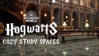 Cozy Study Space at Hogwarts - Cozy Ambience & Harry Potter Music for Studying