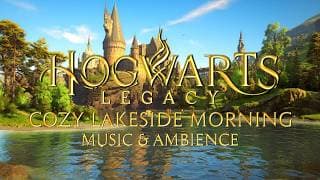 Cozy Lakeside Morning at Hogwarts - Peaceful Harry Potter Music & Cozy Summer Atmosphere