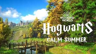 Calm Stream at Hogwarts - Gentle Water Sounds & Harry Potter Ambience