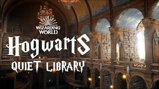 Quiet Library at Hogwarts - Cozy Ambience & Harry Potter Music for Studying