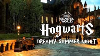Dreamy Summer Night at Hogwarts - Harry Potter Night Ambience for Sleep & Dreaming