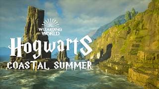 Coastal Summer at Hogwarts - Relaxing Sea Hogwarts Ambience & Harry Potter Music