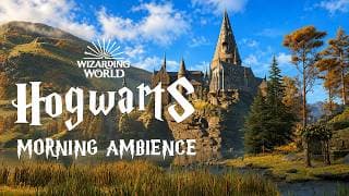 Morning Ambience at Hogwarts - Calming Hogwarts Legacy Ambience & Harry Potter Music