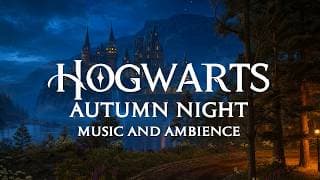 Autumn Night at Hogwarts - Relaxing Fall Hogwarts Ambience and Harry Potter Music for Studying