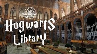 Library at Hogwarts - Cozy Ambience & Harry Potter Music for Studying