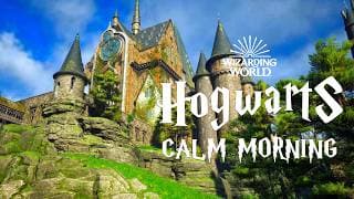 Calm Morning at Hogwarts - Calming Hogwarts Legacy Ambience & Harry Potter Music